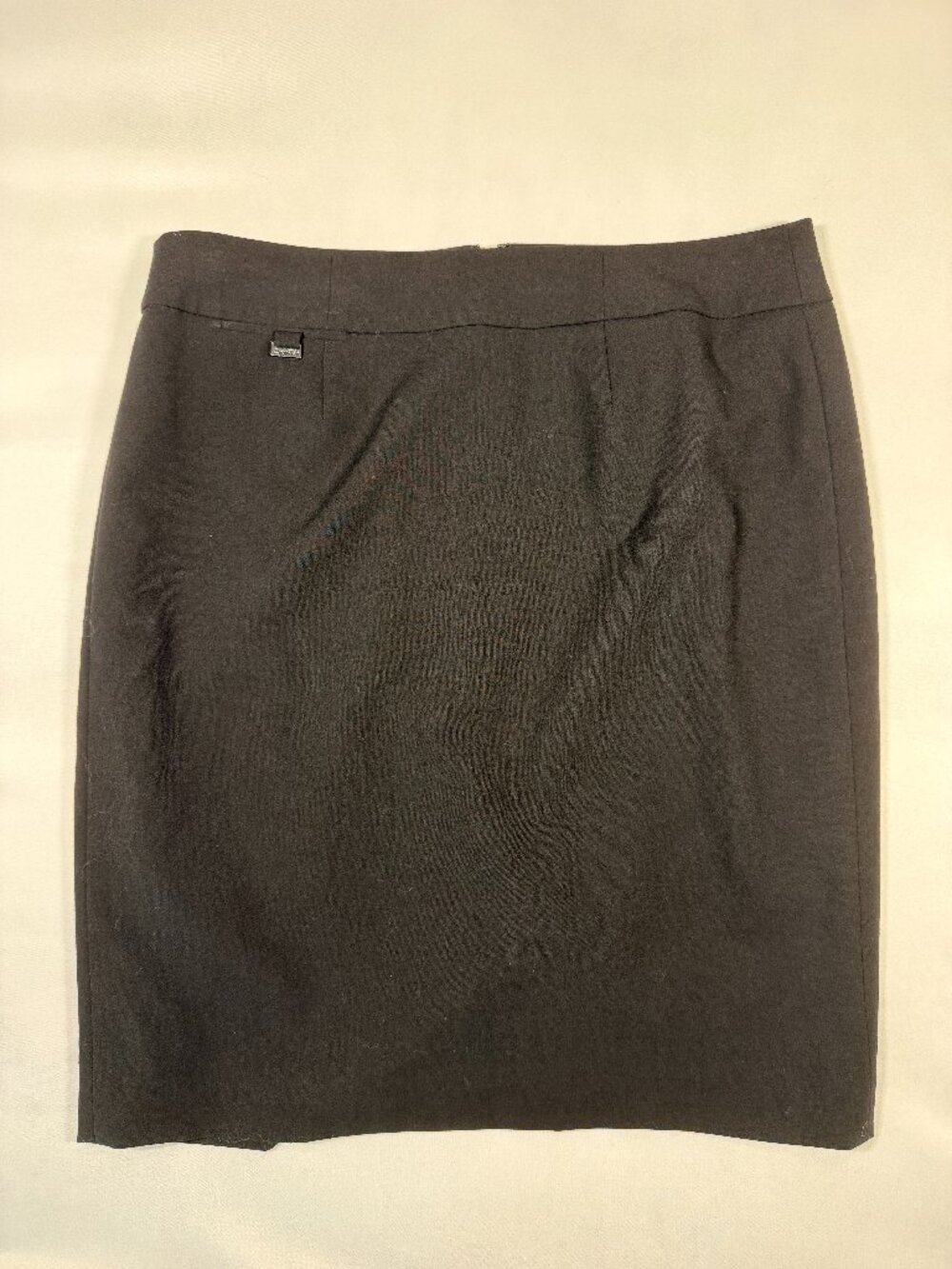 Calvin Klein Petite 8P Black Pencil Skirt